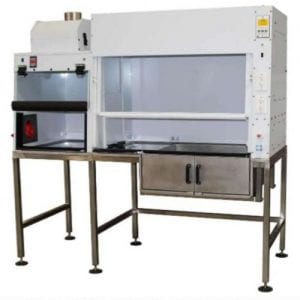 Vented Balance And Fume Hood Array